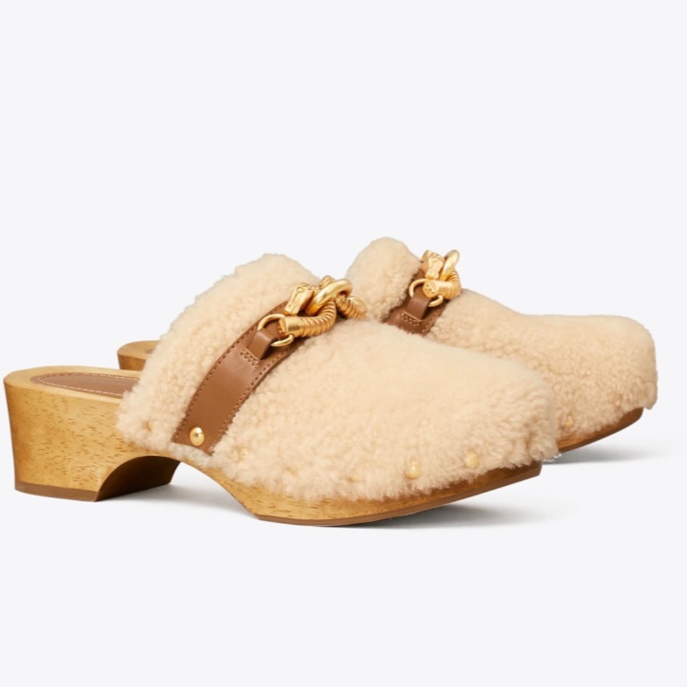 Tory Burch Jessa Shearling Clog